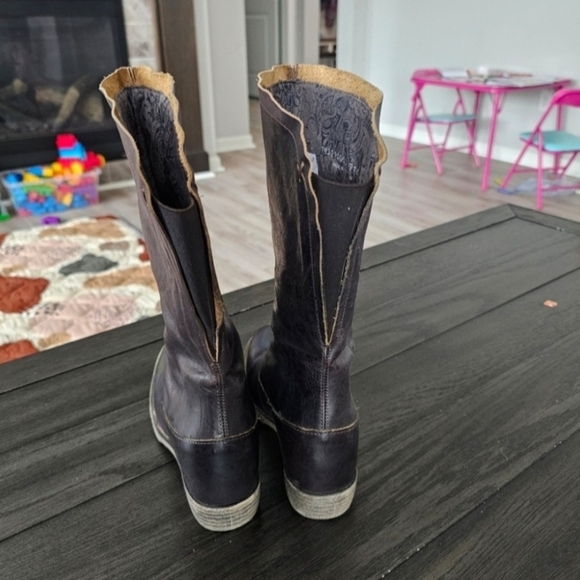 Fly London Tall Leather Boots - Picture 5 of 7